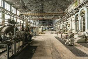 alt verlassen Fabrik irgendwo im Belgien. foto