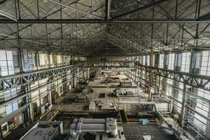 alt verlassen Fabrik irgendwo im Belgien. foto