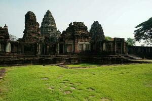 phimai historisch Park, ein uralt archäologisch Grundstück, gebaut um das 11 .. Buddhist Jahrhundert, Nakhon Ratchasima Provinz foto