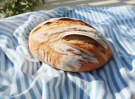 frisch lecker Brot Hintergrund foto