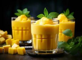 Mango frisch Saft foto