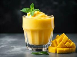 Mango frisch Saft foto