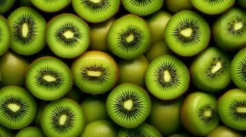 Kiwi Obst Hintergrund ai generiert foto