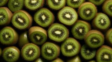 Kiwi Obst Hintergrund ai generiert foto