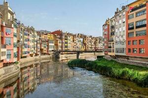 malerisch Häuser im Girona, Spanien foto