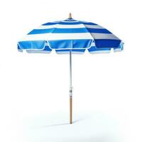 gestreift Strand Regenschirm foto