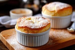 Souffles Essen Fotografie ai generiert foto