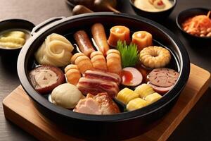 oden japanisch Fotografie Essen Fotografie ai generiert foto