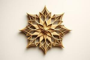 Arabisch geometrisch Star Ornament auf Weiß Hintergrund foto