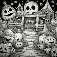 Halloween-Malvorlagen foto