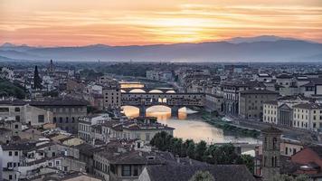 Florenz Stadtpanorama, Italien