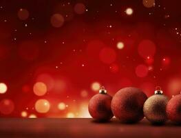 roter Weihnachtshintergrund foto