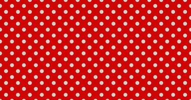 Weiß rot Farbe Polka Punkte Stoff foto