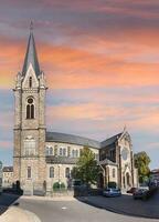 Bild von das Kirche im Deutsche Stadt, Dorf Schlecht Dürkheim foto