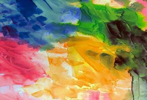 abstrakt Pastell- Aquarell Hand gemalt Hintergrund Textur. aquarelle abstrakt Smaragd Hintergrund. ai generiert foto