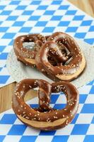 bayerisch Brezeln zum Oktoberfest foto