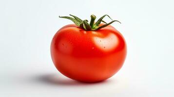Foto von Tomate isoliert auf Weiß Hintergrund