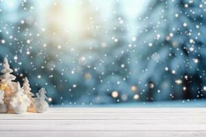 blauer weihnachtshintergrund mit schneeflocken foto