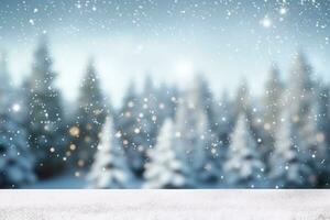 blauer weihnachtshintergrund mit schneeflocken foto