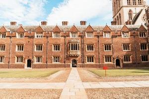 schöne architektur st. Johns College in Cambridge cam foto