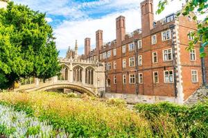 Seufzerbrücke in Cambridge foto