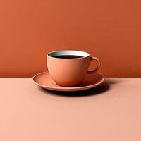 minimalistisch Kaffee Hintergrund foto