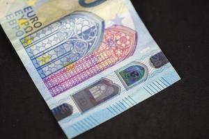 Details einer 20-Euro-Banknote foto