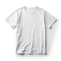 Weiß T-Shirt Attrappe, Lehrmodell, Simulation isoliert foto