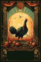 Thanksgiving Day Poster foto