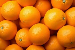 oben Aussicht von frisch Orangen foto