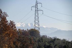 schneebedeckte Berge foto