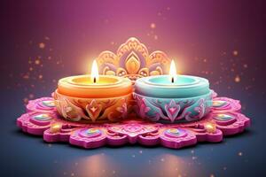 Diwali Urlaub Hintergrund foto