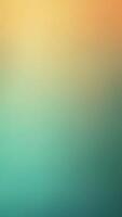 ai generativ Gelb Grün blaugrün Jade Blau abstrakt Hintergrund mit Raum zum Design Farbe Gradient bunt Licht glühend funkeln Rau Korn Oberfläche Textur Netz Banner breit Panorama- foto