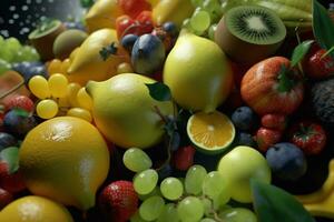 frisch Früchte. ai generativ foto