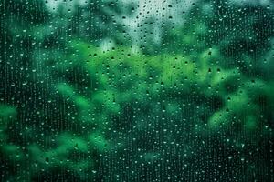 regnerisch Glas Textur. ai generativ foto
