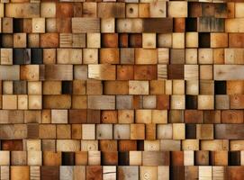 Holz Textur mit Platz Muster, Hintergrund. hoch Qualität. nahtlos Muster. erstellt mit generativ ai Technologie. foto
