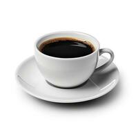 Tasse Kaffee isoliert foto
