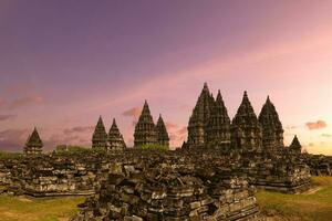 Prambanan, ein Hindu Tempel Verbindung im Yogyakarta, Süd- Java, Indonesien, foto