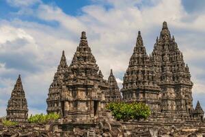 Prambanan, ein Hindu Tempel Verbindung im Yogyakarta, Süd- Java, Indonesien, foto