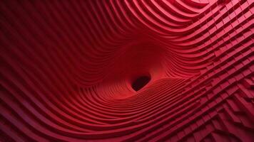 abstrakt Hintergrund mit geometrisch Formen im rot Farbe. generativ ai foto