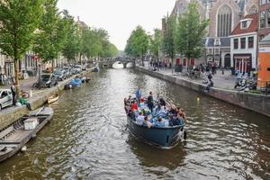 das schöne amsterdam im juni foto