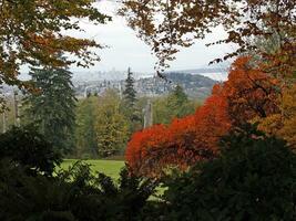 Herbst Jahreszeit im Vancouver, britisch Columbia, Kanada foto