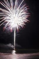 Feuerwerk im Stärke dei marmi foto