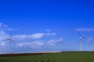 Mühlen zum das Produktion von Energie foto