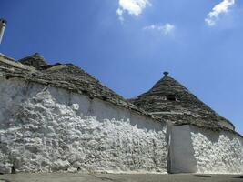 Alberobello architektonisch Einzelheiten foto