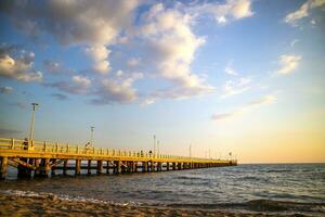 Seebrücke von Stärke dei marmi foto