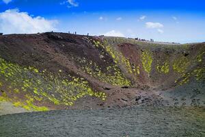 das Farben von das Ätna Vulkan foto