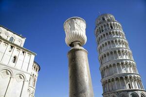 das gelehnt Turm von pisa foto