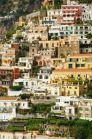 Panorama- Aussicht von das Dorf von Positano Neapel Italien foto
