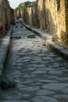 Einzelheiten von das uralt Stadt von Pompeji Neapel foto